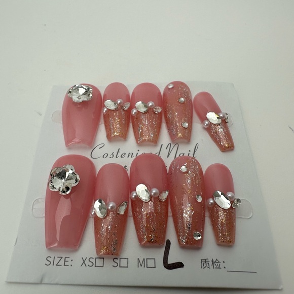 Handmade press on nails bundle of four sets size large - Picture 9 of 13